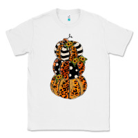 White leopard pumpkin polka dot sunflower Classic Tee - JahusDesignShop