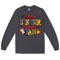 Smoke little sister biggest fan softball Long Sleeve Tee - Jasminsmagicworld