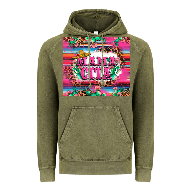 Mama Cita Cactus Serape Vintage Hoodie by LillyAllenDesigns | Teevron