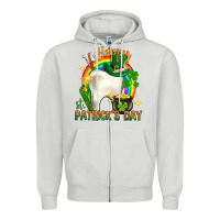 Dove Grey Happy Dentist St. Patrick's Day Zipper Hoodie - HowdyJamesFarm