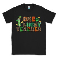 Black one lucky teacher Classic Tee - LillyAllenDesigns