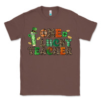 Chestnut one lucky teacher Classic Tee - LillyAllenDesigns