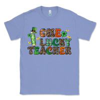Colony Blue one lucky teacher Classic Tee - LillyAllenDesigns