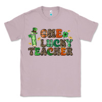 Lilac one lucky teacher Classic Tee - LillyAllenDesigns
