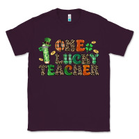 Plum one lucky teacher Classic Tee - LillyAllenDesigns