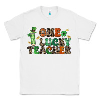 White one lucky teacher Classic Tee - LillyAllenDesigns