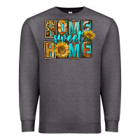 Charcoal Heather Western Home Sweet Home Premium Sweatshirt - FaDigitalArtStudio