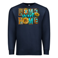 Navy Western Home Sweet Home Premium Sweatshirt - FaDigitalArtStudio