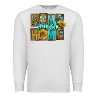 Oatmeal Heather Western Home Sweet Home Premium Sweatshirt - FaDigitalArtStudio