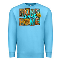 Ocean Blue Western Home Sweet Home Premium Sweatshirt - FaDigitalArtStudio