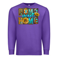 Purple Western Home Sweet Home Premium Sweatshirt - FaDigitalArtStudio