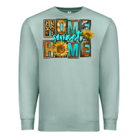 Seafoam Western Home Sweet Home Premium Sweatshirt - FaDigitalArtStudio
