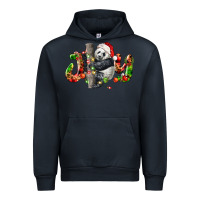 Navy panda joy christmas Urban Hoodie - LillyAllenDesigns