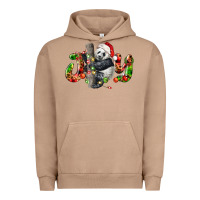 Pigment Burro panda joy christmas Urban Hoodie - LillyAllenDesigns