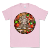 Bubblegum Pink Christmas Merino Wool Sheep Classic Tee - LillyAllenDesigns