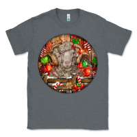Charcoal Heather Christmas Merino Wool Sheep Classic Tee - LillyAllenDesigns