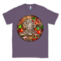 Lavender Christmas Merino Wool Sheep Classic Tee - LillyAllenDesigns