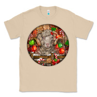 Mushroom Christmas Merino Wool Sheep Classic Tee - LillyAllenDesigns