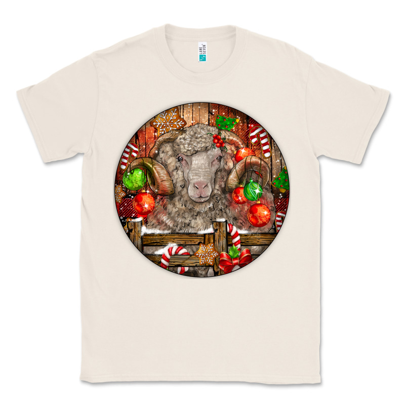 Christmas Merino Wool Sheep Classic Tee by LillyAllenDesigns | Teevron