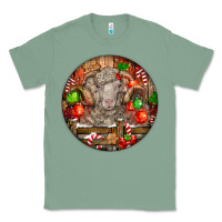 Sage Christmas Merino Wool Sheep Classic Tee - LillyAllenDesigns