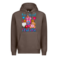Coffee One Loved Teacher Valentines Day Cold Drink Frappe Premium Hoodie - FaDigitalArtStudio