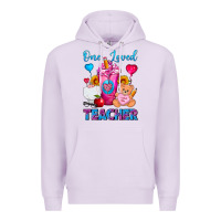 Lilac One Loved Teacher Valentines Day Cold Drink Frappe Premium Hoodie - FaDigitalArtStudio