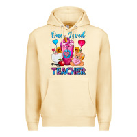 Pina Colada One Loved Teacher Valentines Day Cold Drink Frappe Premium Hoodie - FaDigitalArtStudio