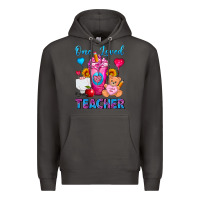 Smoke One Loved Teacher Valentines Day Cold Drink Frappe Premium Hoodie - FaDigitalArtStudio