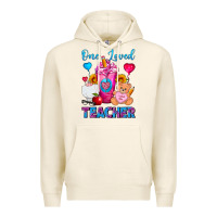 Tofu One Loved Teacher Valentines Day Cold Drink Frappe Premium Hoodie - FaDigitalArtStudio