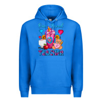 True Royal One Loved Teacher Valentines Day Cold Drink Frappe Premium Hoodie - FaDigitalArtStudio