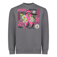 Storm Breast Cancer Heavyweight Sweatshirt - NancyCooperArtShop