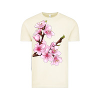 Vintage Arctic Peach Blossom Illustrations Vintage Tee - LillyAllenDesigns