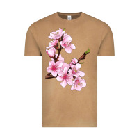 Vintage Camel Peach Blossom Illustrations Vintage Tee - LillyAllenDesigns