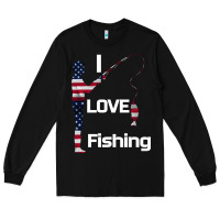 Black I love fishing Long Sleeve Tee - Bettercallsaul