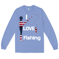 Colony Blue I love fishing Long Sleeve Tee - Bettercallsaul
