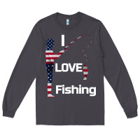 Smoke I love fishing Long Sleeve Tee - Bettercallsaul