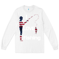 White I love fishing Long Sleeve Tee - Bettercallsaul