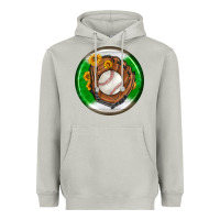 Moon Dust baseball with sunflower round earrings Heavyweight Hoodie - BundleAndBundleShop