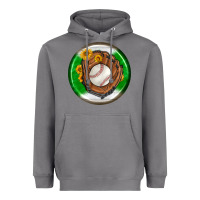 Storm baseball with sunflower round earrings Heavyweight Hoodie - BundleAndBundleShop