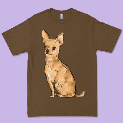 Chihuahua Premium Tee Designed By Maliassmallbusiness