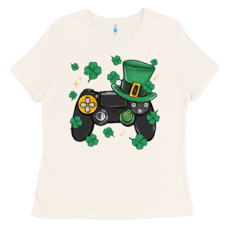 Video Game St Patricks Day Ladies Tee by MaliasSmallBusiness | Teevron
