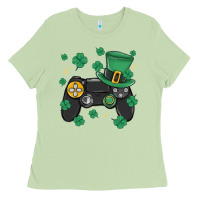 Matcha video game st patricks day Ladies Tee - MaliasSmallBusiness