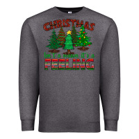 Charcoal Heather christmas isn't a season it's a feeling Premium Sweatshirt - BundleAndBundleShop