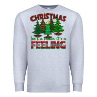 Heather Grey christmas isn't a season it's a feeling Premium Sweatshirt - BundleAndBundleShop