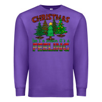 Purple christmas isn't a season it's a feeling Premium Sweatshirt - BundleAndBundleShop