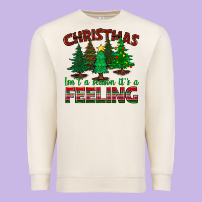 Christmas Isn't A Season It's A Feeling Premium Sweatshirt Designed By Bundleandbundleshop