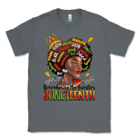Charcoal Heather remembering my ancestors juneteenth Classic Tee - LillyAllenDesigns