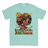 Seafoam remembering my ancestors juneteenth Classic Tee - LillyAllenDesigns