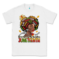 White remembering my ancestors juneteenth Classic Tee - LillyAllenDesigns