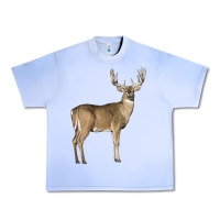 Grape Ice white tailed buck deer Urban Heavy Tee - LillyAllenDesigns
